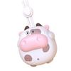 Cartoon Animal Hanging Neck Fan with Lanyard Battery Powered Bladeless USB Rechargeable Handheld Personal Neck Fan Cute