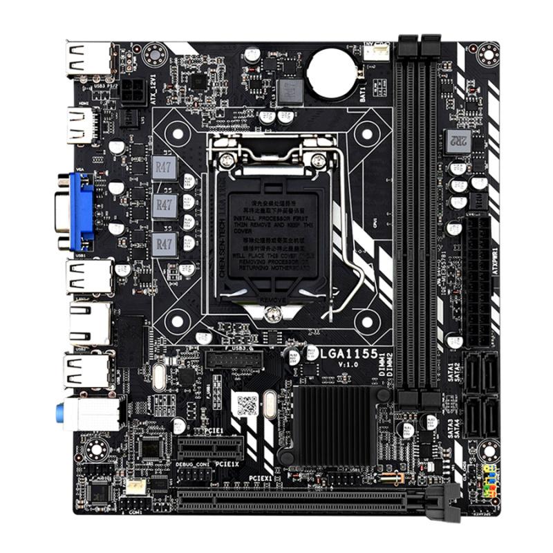 LGA1155 DDR3 M-ATX H61M motherboards for Intel core i7 i5 i3 pentium celeron processors