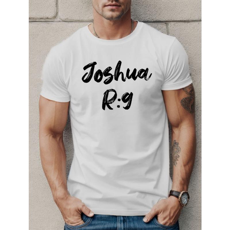 

European sizes Print Tee Shirt, Tees For Men, Casual Short Sleeve T-shirt For Summer 4XL