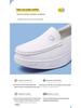 Genuine Leather Non-Slip Nurse Shoes with Soft, Breathable, Thick Sole