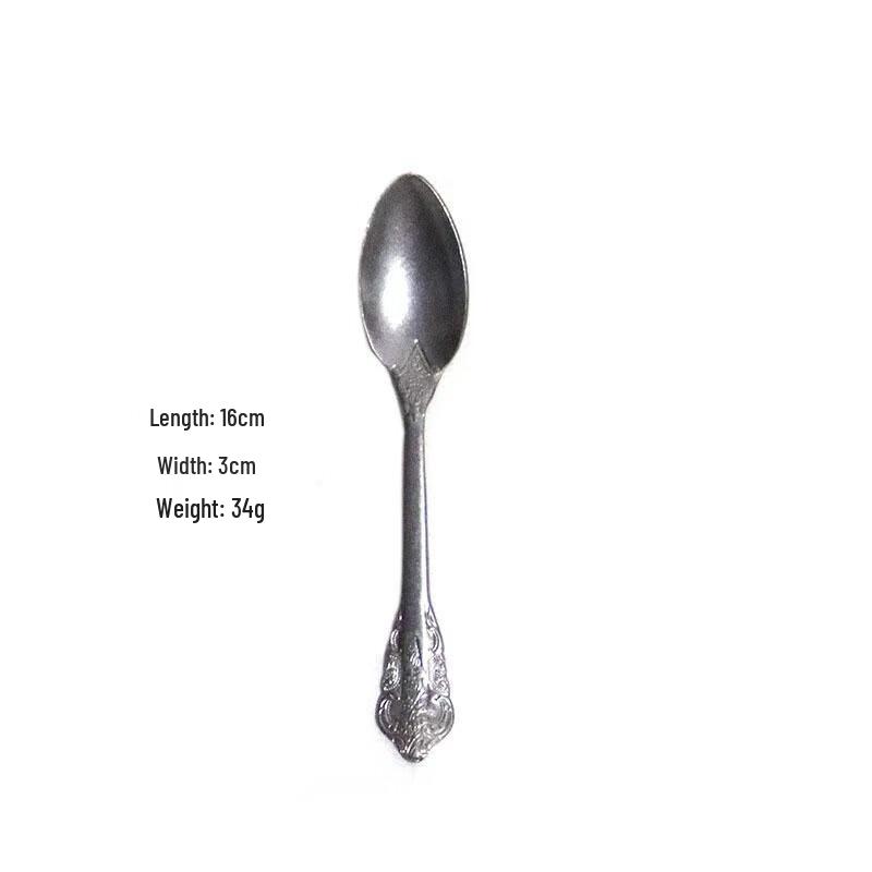 

Zuo Zhi Xun European Vintage 304 Stainless Steel Teaspoons
