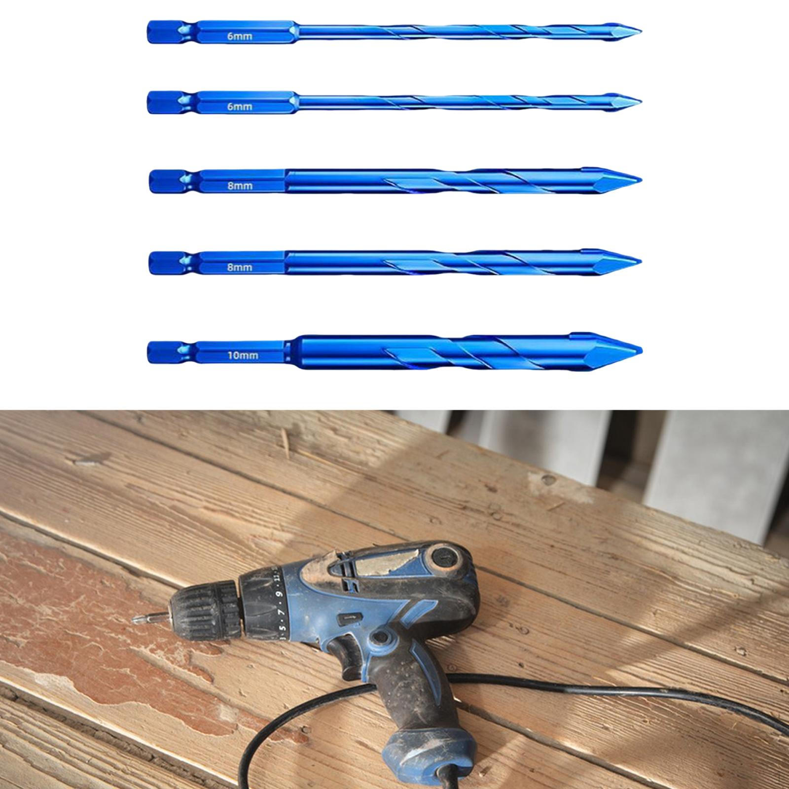 

Набор эксцентриковых сверл с изогнутой головкой из сплава, профессиональный, высокая твердость для стеклянной плитки 6 6 8 8 10 mm