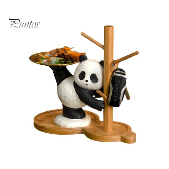 

Подставка для хранения ключей в виде панды, органайзер для статуэтки панды из смолы, декоративный подставка для хранения панды, домашний декор для стола в гостиную, офис, кабинет C