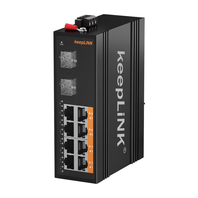 

keepLINK KP-9000-45-2GX8GT Industrial Gigabit Ethernet Switch