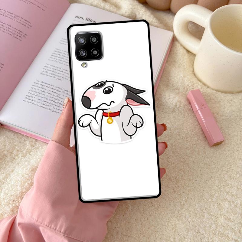 Bull Terrier Dog Puppies Funny Phone Case For Samsung Galaxy A54 A34 A14 A13 A53 A33 A73 A51 A71 A12 A22 A32 A52 A72 A52S