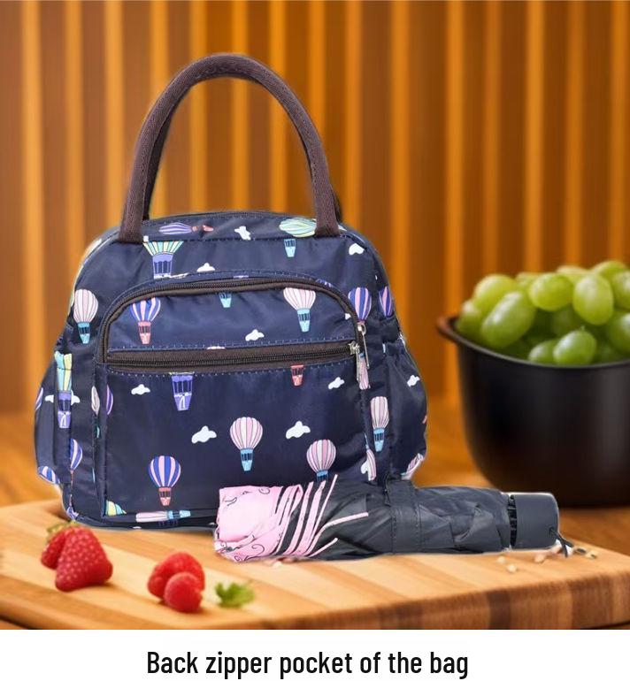 2025 High-End Multi-Pocket Floral Women's Tote Handbag