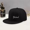 Gesegneter Schriftzug Baseballkappe Unisex Polyester Snapback Hut Lässig Ganzjahres-Verstellbare Kopfbedeckung