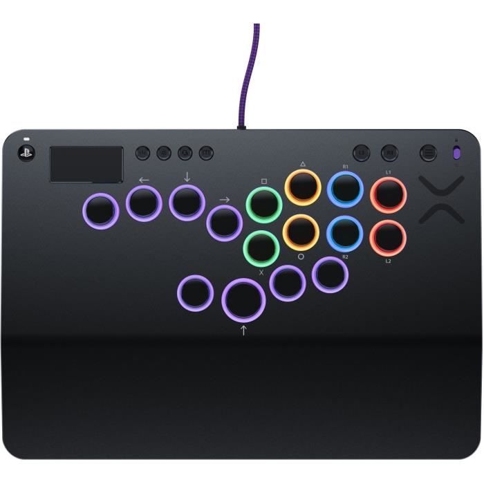 Manette De Combat Sans Levier - Playstation - Victrix Pro KO Leverless Fight Stick - Gris
