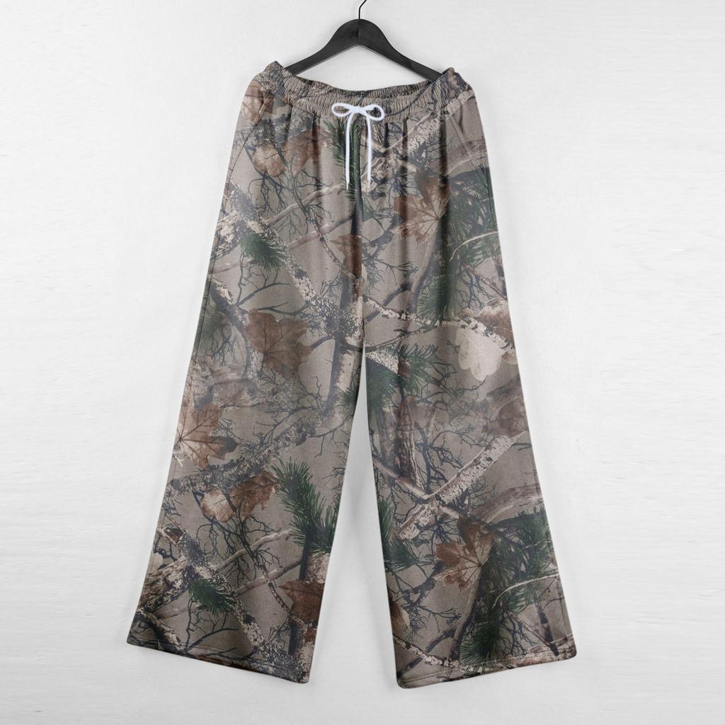 Womens Pajama Pants Sleepwear Casual Drawstring Elastic Waist Pants Comfy Straight Yoga Loose Trousers