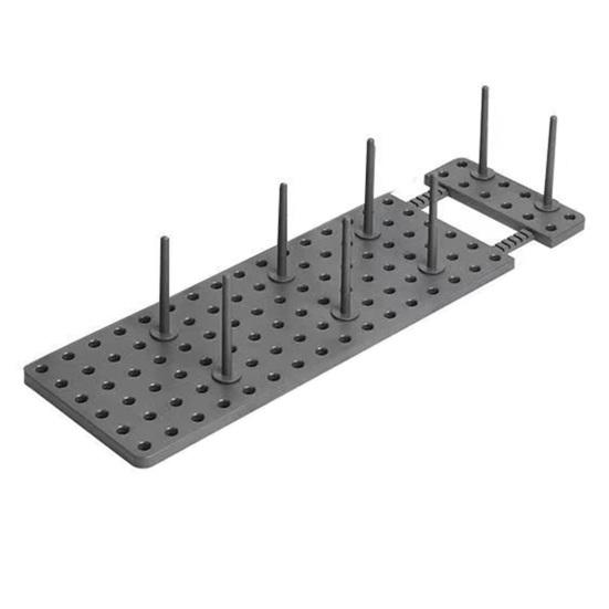 

1/2 шт. Стеллаж для хранения Выдвижной регулируемый органайзер для ящика со съемными перегородками Пластиковая сушилка 1pc