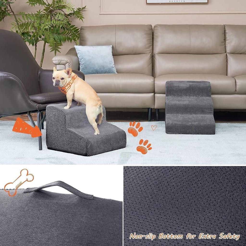 Slope Style Pet Climbing Ladder: Hot-Selling Dog & Cat Bunk Bed Sponge Steps