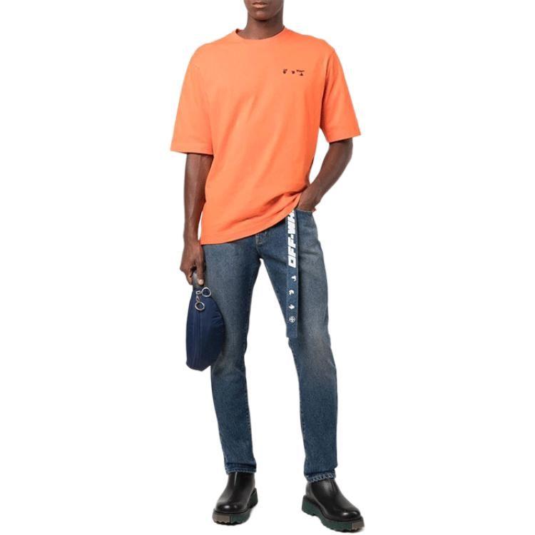 OFF WHITE Dinosaur Series Jeans Men's Blue Moderate OMYA127F21DEN0024501