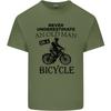 Cycling Never Underestimate Old Unisex Unisexs Light Cotton TShirt