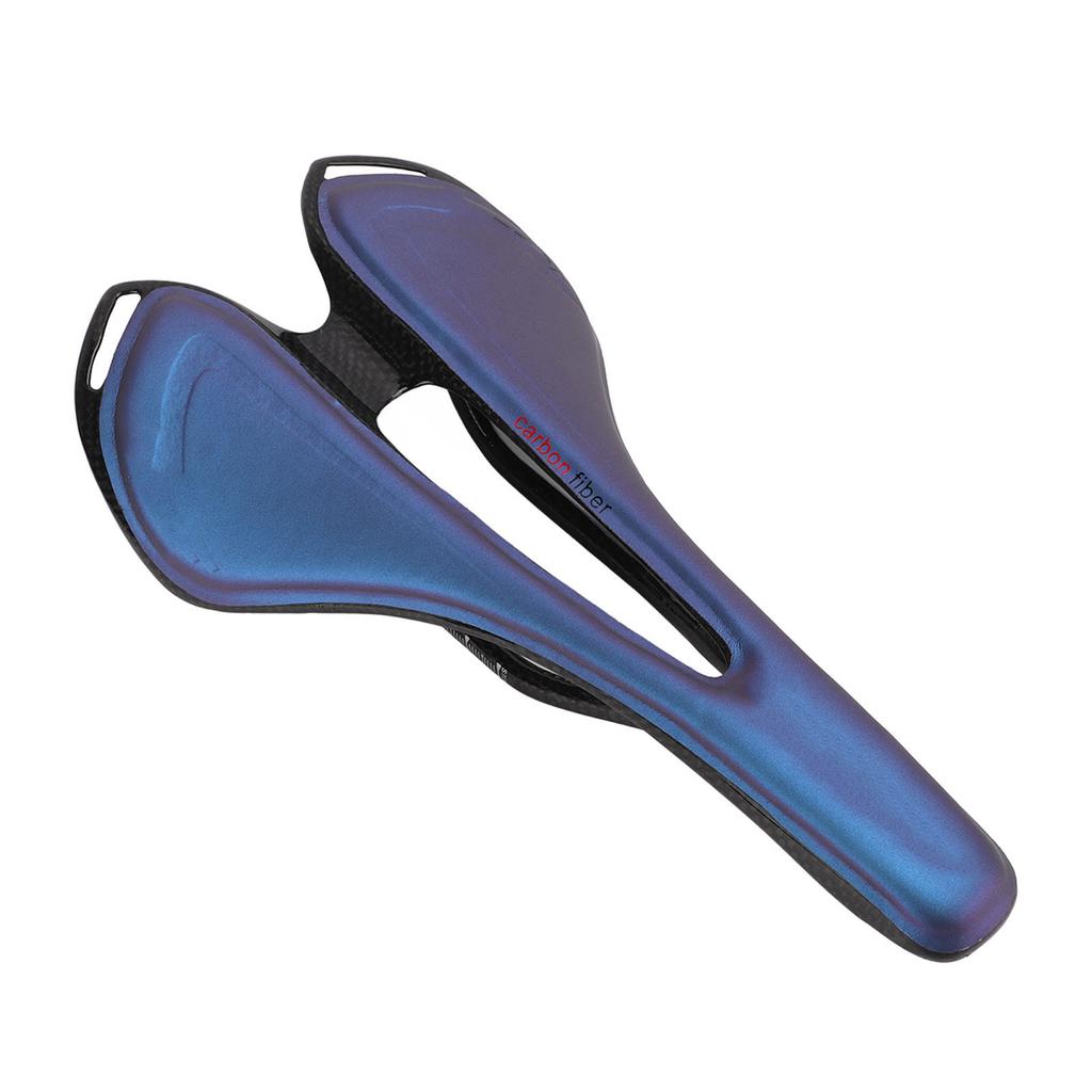3K Carbon Hollow Saddle Light Mountain Bike Seat Cushion for Riding Cycling