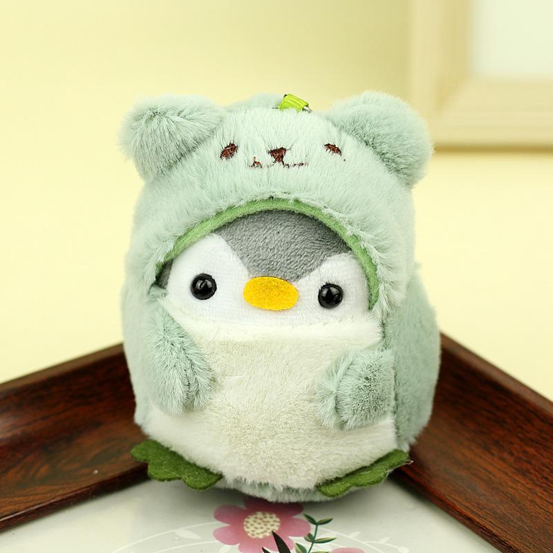 Japonská panenka tučňák na tahání roztomilá měnit oblečky malý tučňák internetová celebrita exploze plyšové hračky malý přívěsek velkoobchod