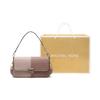 Michael Kors Mk Bradshaw Monogram Color Block Gold Buckle Leather Tote Crossbody Shoulder Bag Women Bags Ballet-Pink 30T1G2BL1B-641