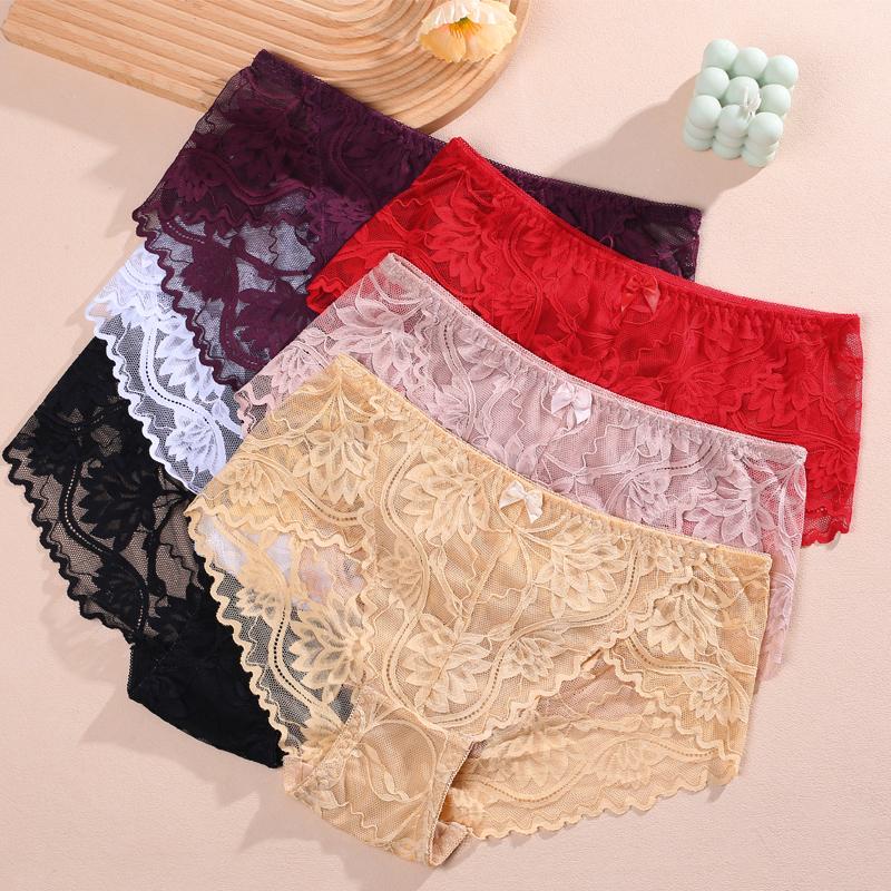 1 szt. Damska bielizna koronkowa w dużych rozmiarach z wysokim stanem, Modna, Oddychająca, Miękka i Wygodna Bielizna Damska, Wysokiej jakości Bielizna
