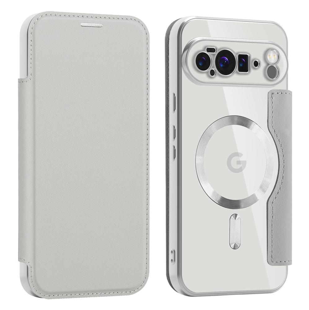 Wireless Charging Flip Case for Google Pixel 9A 8A 7A 9Pro XL 10Pro 9 10 Magnetic Wallet Case Cards Slot Leather Case Anti Fall