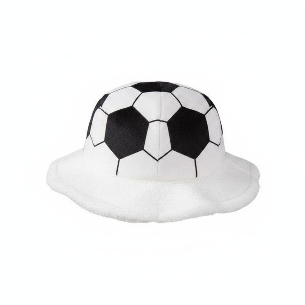 Soccer Ball Hat Funny Soccer Shaped Hat Sport Event Costume Hats Party Supplies Cosplay Headgear Cap