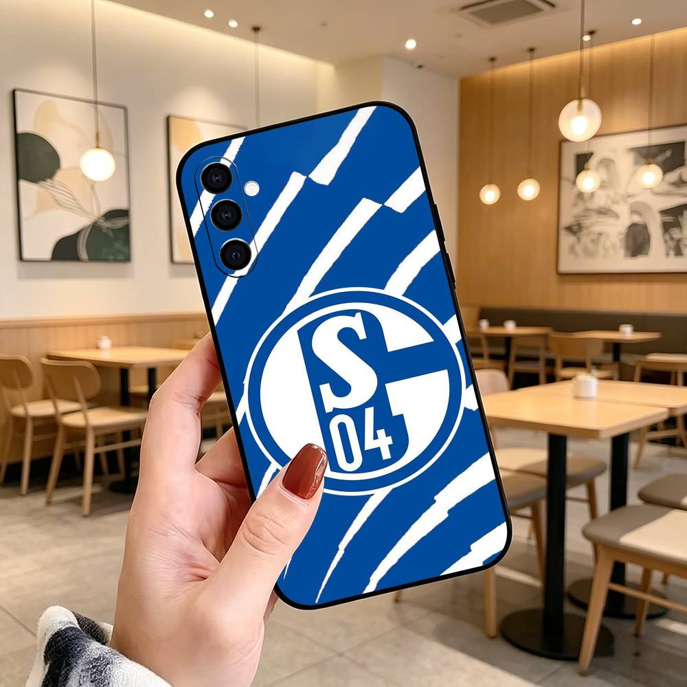 S-Schalke S04  Phone Case For Samsung Galaxy A73,A72,A71,A70,A53,A52,A51,Others Soft Black Cover