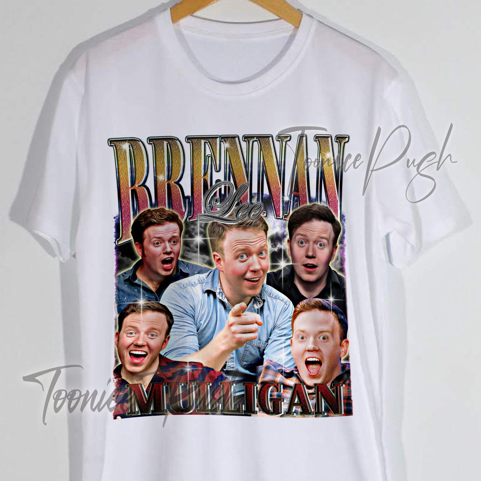 Brennan shirt, Brennan Lee Mulligan Vintage style Retro graphic design T shirt and sweaT shirt M