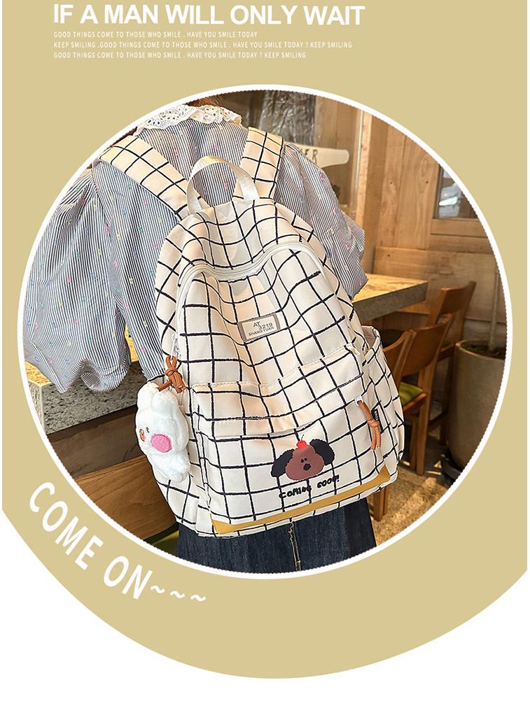 New Cute Cartoon Printed Student Backpack: Lightweight, Durable, Large Capacity Shoulder Bag for Casual Travel & School