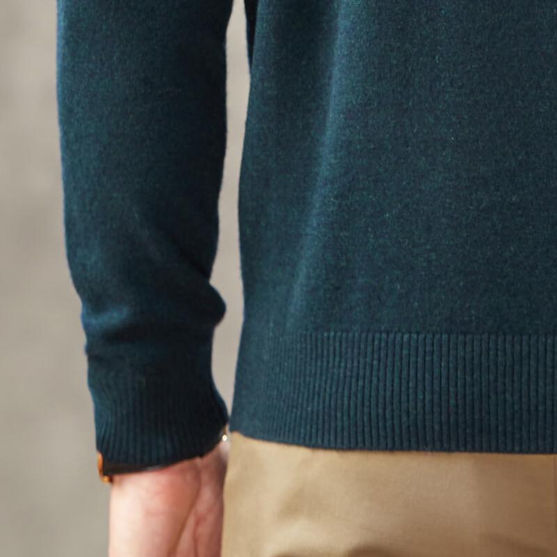 Antonio Men's 100% Merino Wool Long Sleeve Polo Shirt