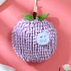 Cute Chenille Hand Towel Kitchen Bathroom Hand Ball With Hanging Loop Quick Drying Soft Absorbent Towel Home Tool