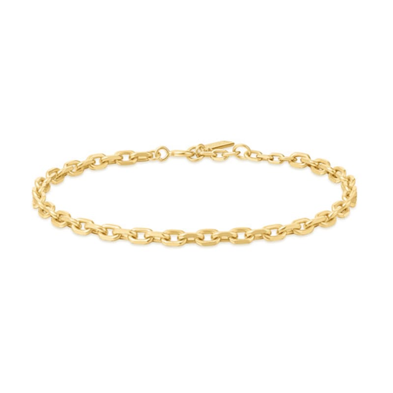 ANIA HAIE Gold Medium Chain 925 Silver Bracelet B062-03G
