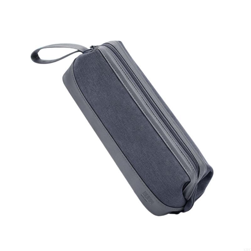 

Practical Travel Case for Hair Styling Tools Protective Storage Bag with Compartments Water Resistant Hair Dryer Holder X3UC темно-серого