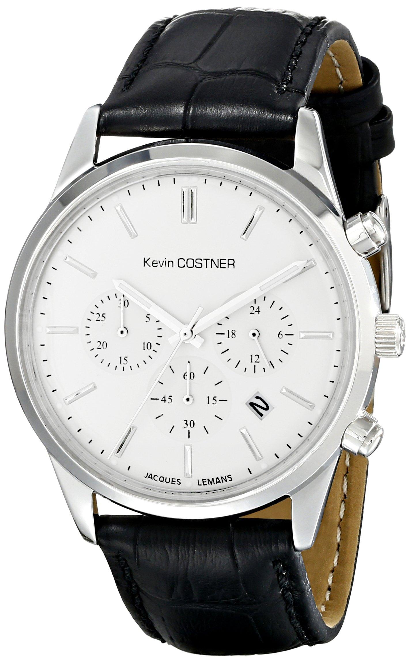 

Часы-хронограф Jack Leman Kevin Costner Модель Quartz Chrono White KC-103A [Товар]