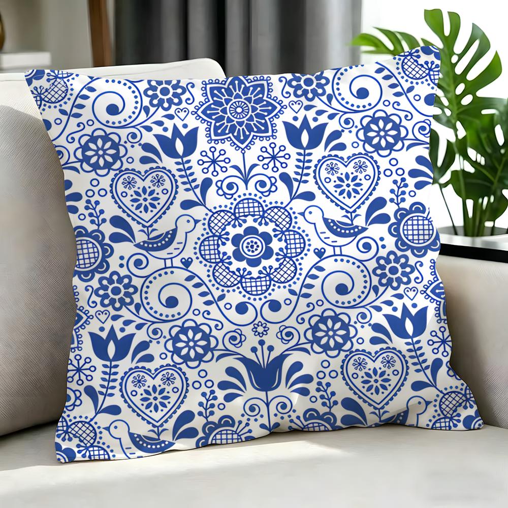Art SScandinavian Floraled Cushion Cover Cushion Cover Set Pcs x x x Pillowcase Decorative Sofa Home Decor