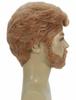 Wigs2you H-5688 Prince of Wales British Ginger Brown Wig and Beard Set for Adult Men
