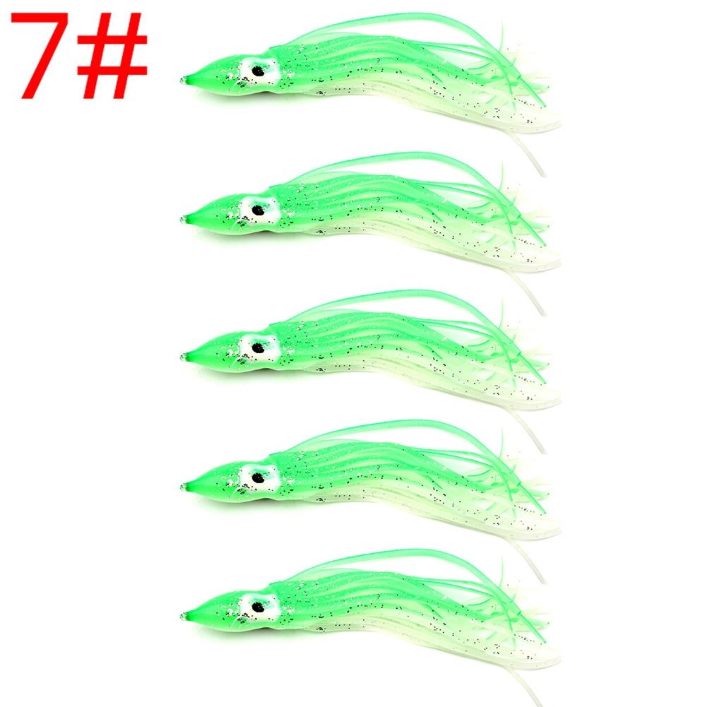 Color Simulation Fake Bait Soft Bait Luminous Octopus Bait Luya Bait Brand New