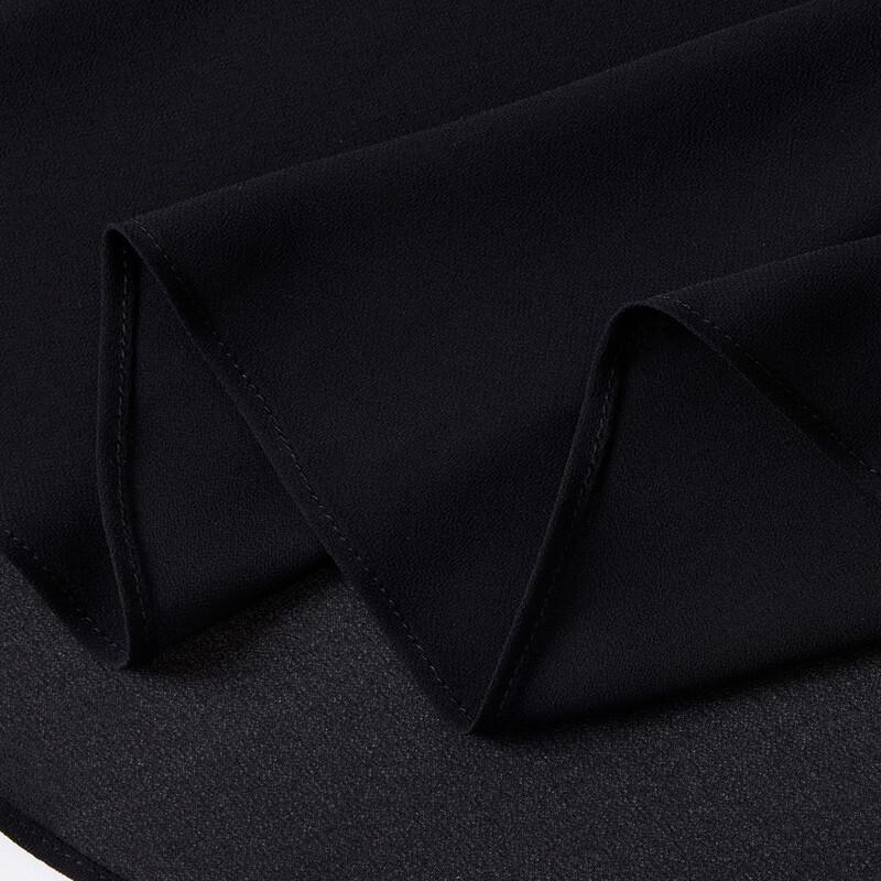 Pasite Summer Chiffon Elegant Fake Two-Piece Dress