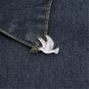 10Pcs Secure Pin Peace And Tree Branch Detail Brooch Stylish Design Badge Pin For Casual Outfits Professional Clothing
