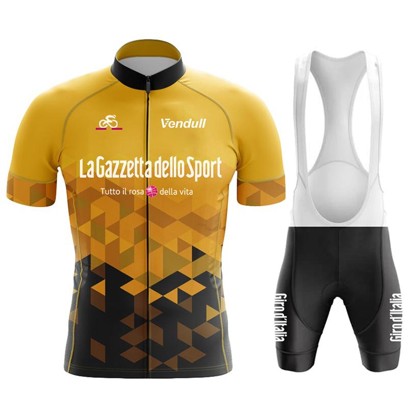 Maglia Ciclismo Tour De Giro D'ITALIA Estiva Ropa Ciclismo Uomo Abbigliamento Ciclismo Maglia Mountain Bike Tuta Sportiva