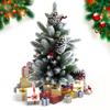 Artificial Christmas Tree with Pinecone Tabletop Accessories Festives Home Desktop Decoration Christmas Ornament