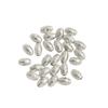 14K Gold Filled Frosted Oval Crystal Bead Spacers for DIY Bracelet Jewelry