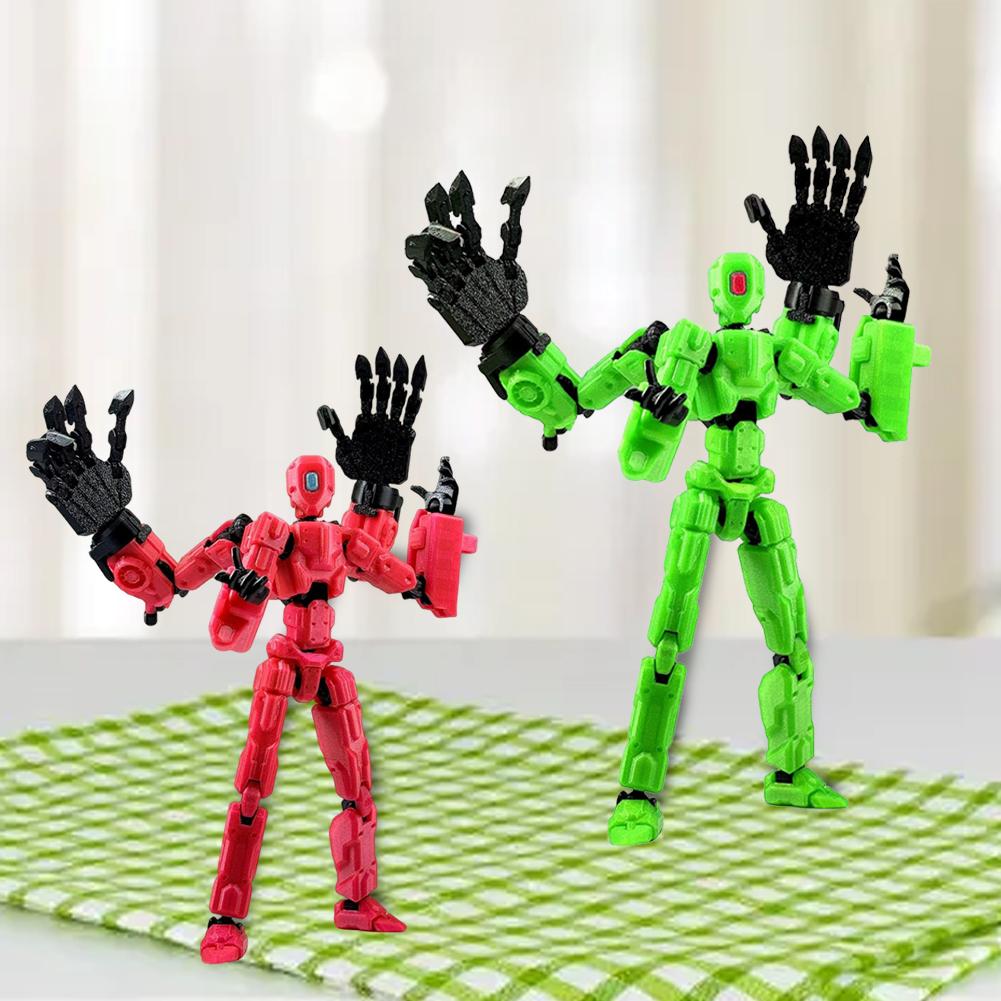 8Inch T13 Action Figure Assembly Completed Nova 13 Action Figures 3D Printed Multi-Jointed Movable Figures for Game Lovers