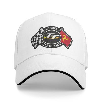 Gorra de Béisbol Personalizada Isle of Unisex TT Races Protección Solar Ajustable para Mujer Gorra de Padre Deportiva para Motocicleta Sombreros Snapback de Verano