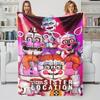 FNAF Purple Haze Flannel Blanket Soft Warm Skin-Friendly Nap Throw For Office Home Sofa Bed Cover Travel Camping Trendy Gamers