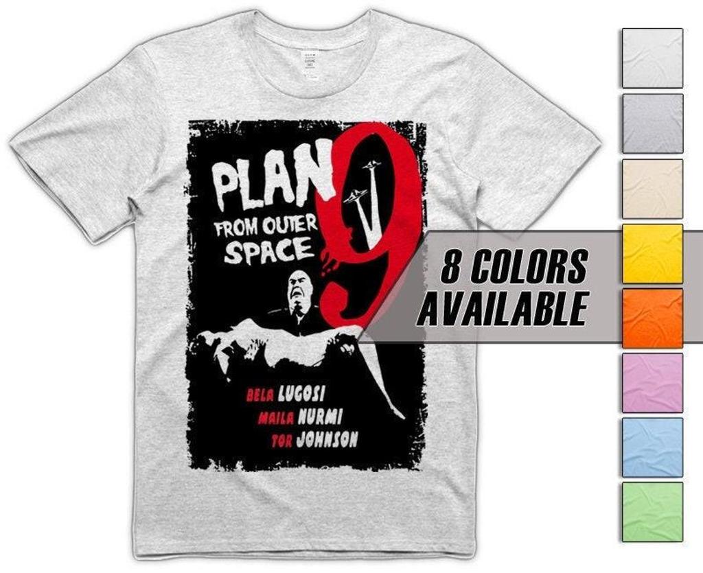 Plan 9 from Outer Space V10 (Vampira) Men's T-Shirt all sizes S-5XL 8 Colors available