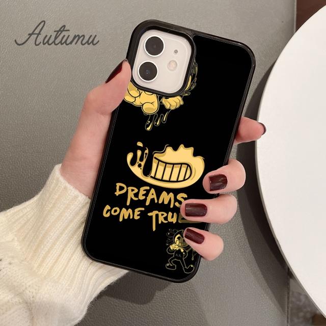 Horror Game Bendy Phone Case for iPhone 11 12 13 14 Pro Max Mini X XR XS SE 2020 6S 7 8 Plus Samsung Galaxy S21 S22 Cover Shell