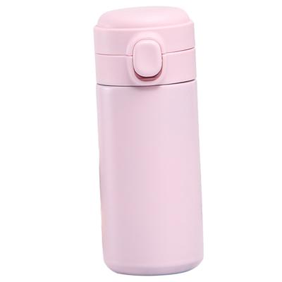 Butelka Izolowana Pokrywka Pop-Up 420ml Mini Urocza Podwójna Warstwa Próżniowa Przenośna Izolowana Ze Stali Nierdzewnej
