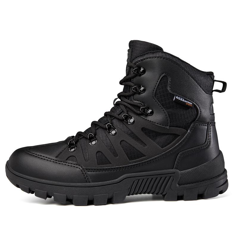 New Men's Tactical Boots Combat Mens Special Force Brand Military Desert Ankle Boot Outdoor Waterproof Work Safety Hiking Shoes