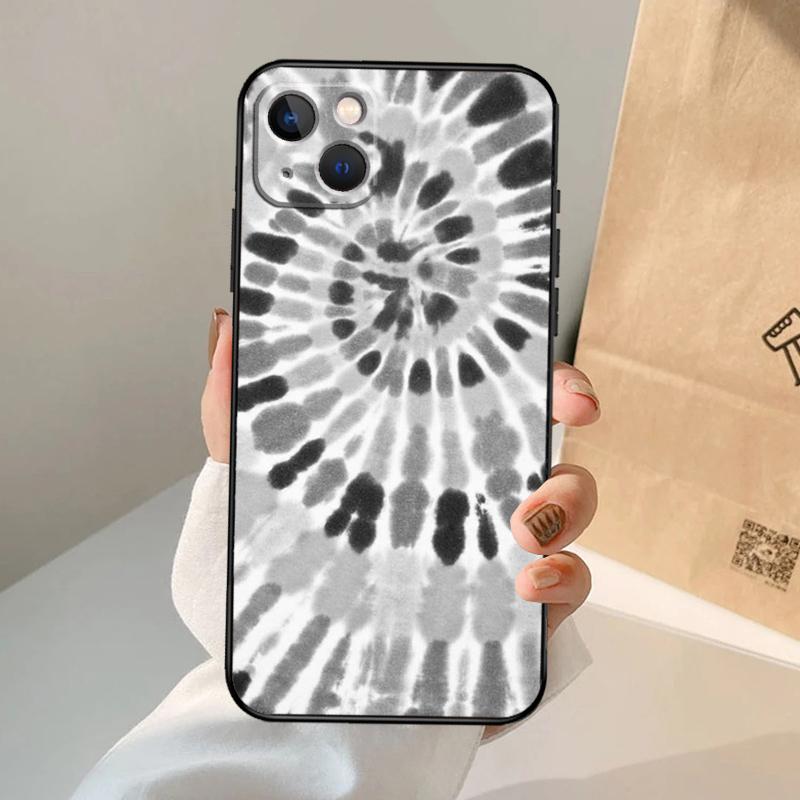 Rainbow Spiral Tie Dye Phone Case For iPhone 17 Air 16 15 13 11 12 14 Pro Max 13 12 Mini 15 16 Plus 16e Cover Coque