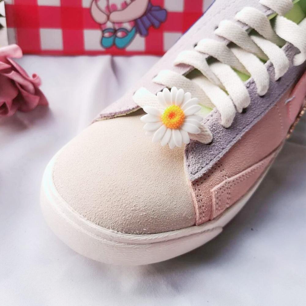 New 1pcs DIY Bow Shoe Buckle Girls and Children's DIY Shoes Accessories Trend Creative Shoelaces Decorative Shoes Accessories