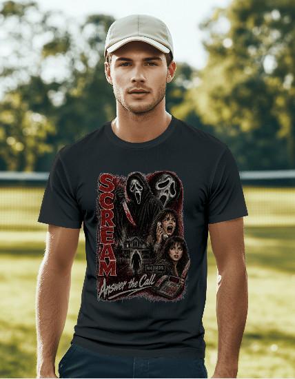 Scream, Horror, movie, Halloween, novelty T-shirt, Unisex T-Shirt