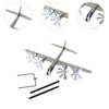 Wind Spinner Metal Creative Housewarming Gift Sturdy Airplane Wind Sculpture Ornament for Courtyard Outside Garden Yard Patio
